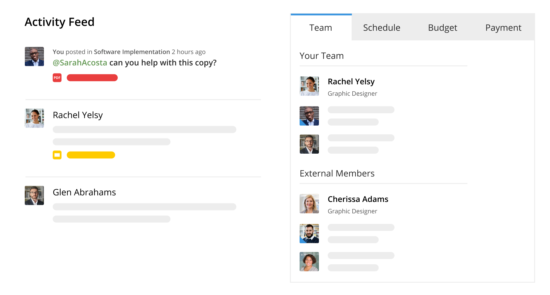 screenshot of Kantata