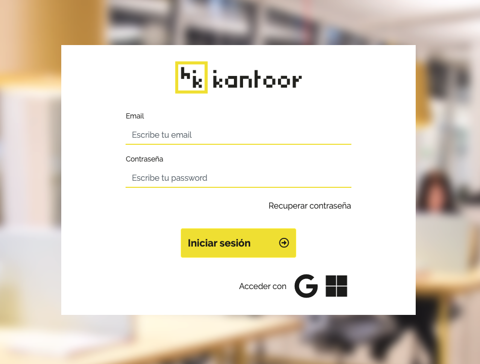 screenshot of Kantoor