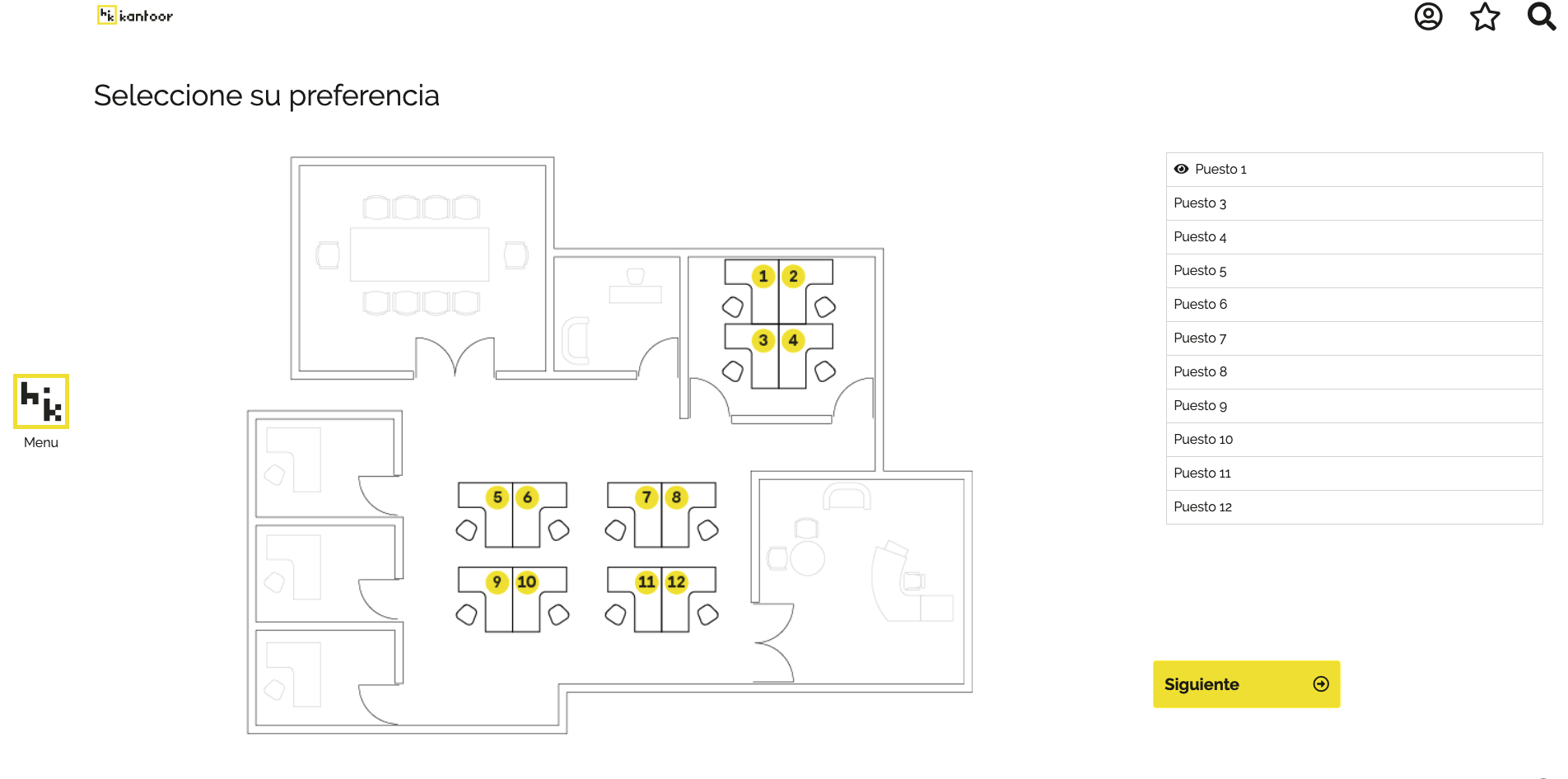 screenshot of Kantoor