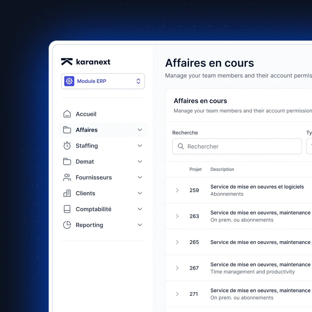 screenshot of Karanext