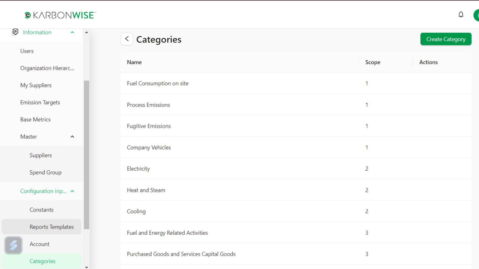 screenshot of KarbonWise