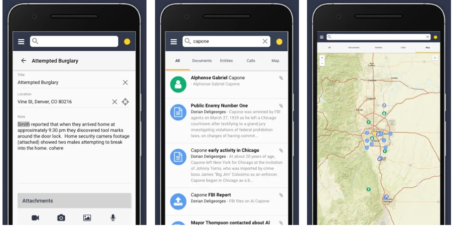 screenshot of Kaseware