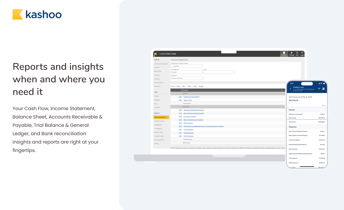 screenshot of Kashoo