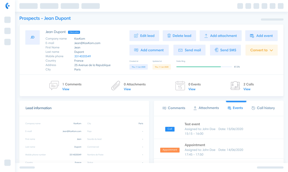 screenshot of Kavkom