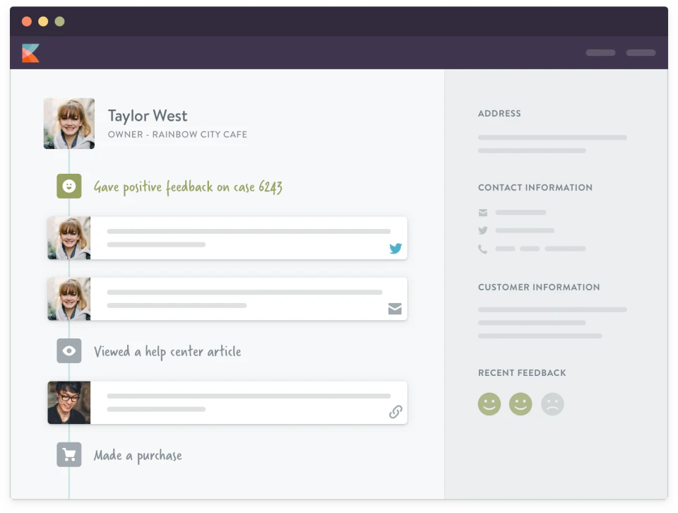 screenshot of Kayako
