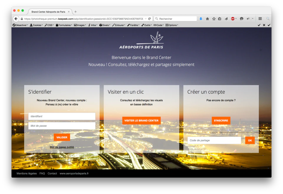 screenshot of Keepeek