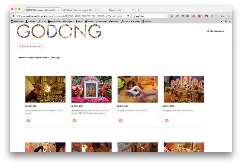 screenshot of Keepeek