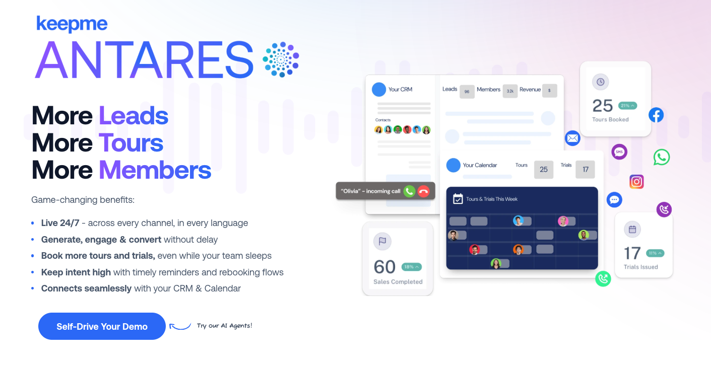 screenshot of Keepme