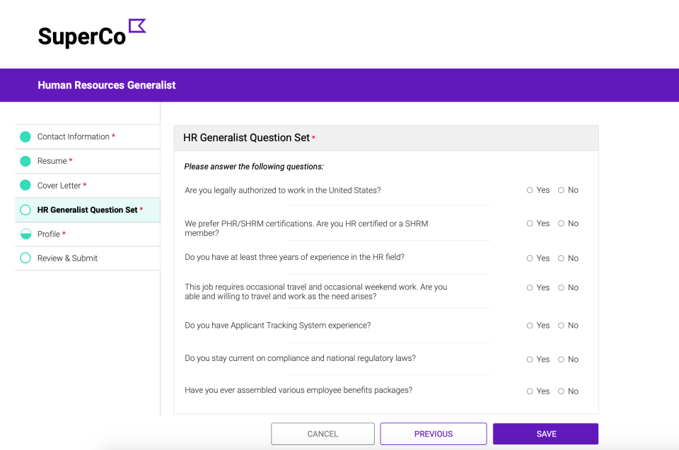 screenshot of KeldairHR