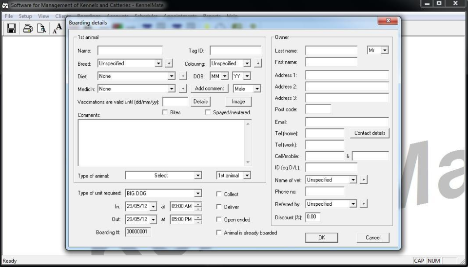 screenshot of KennelMate