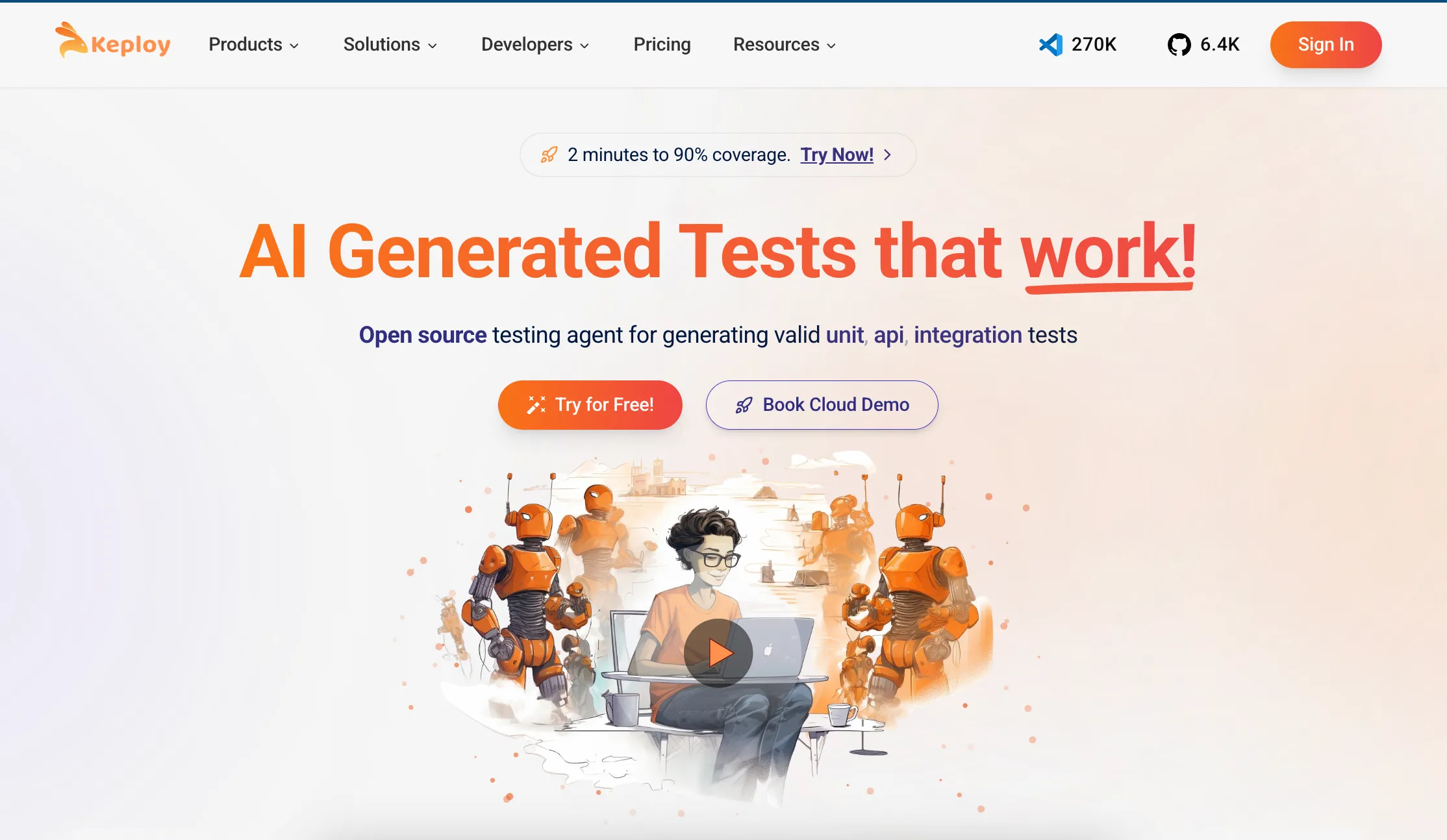 screenshot of Keploy