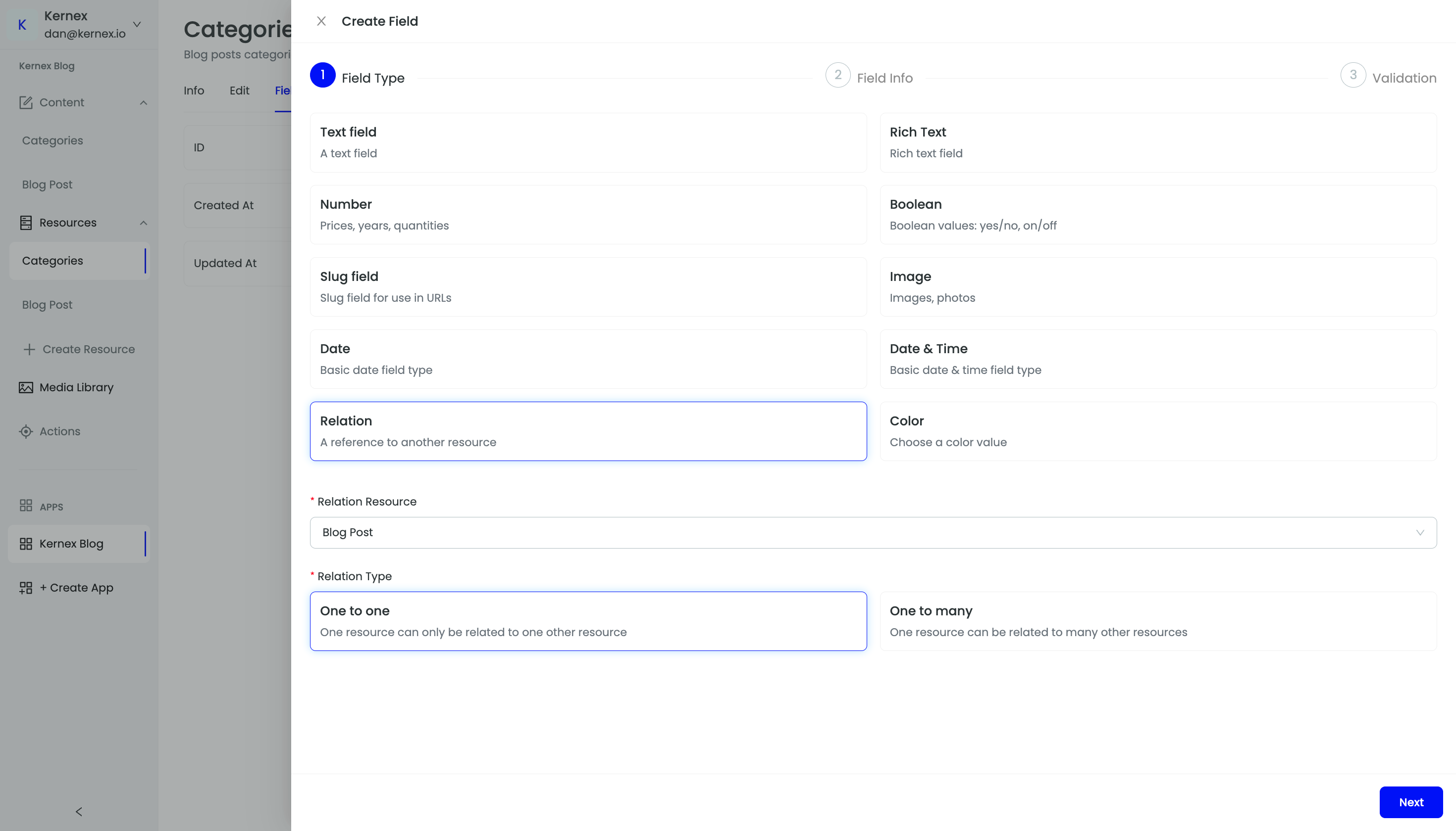 screenshot of Kernex