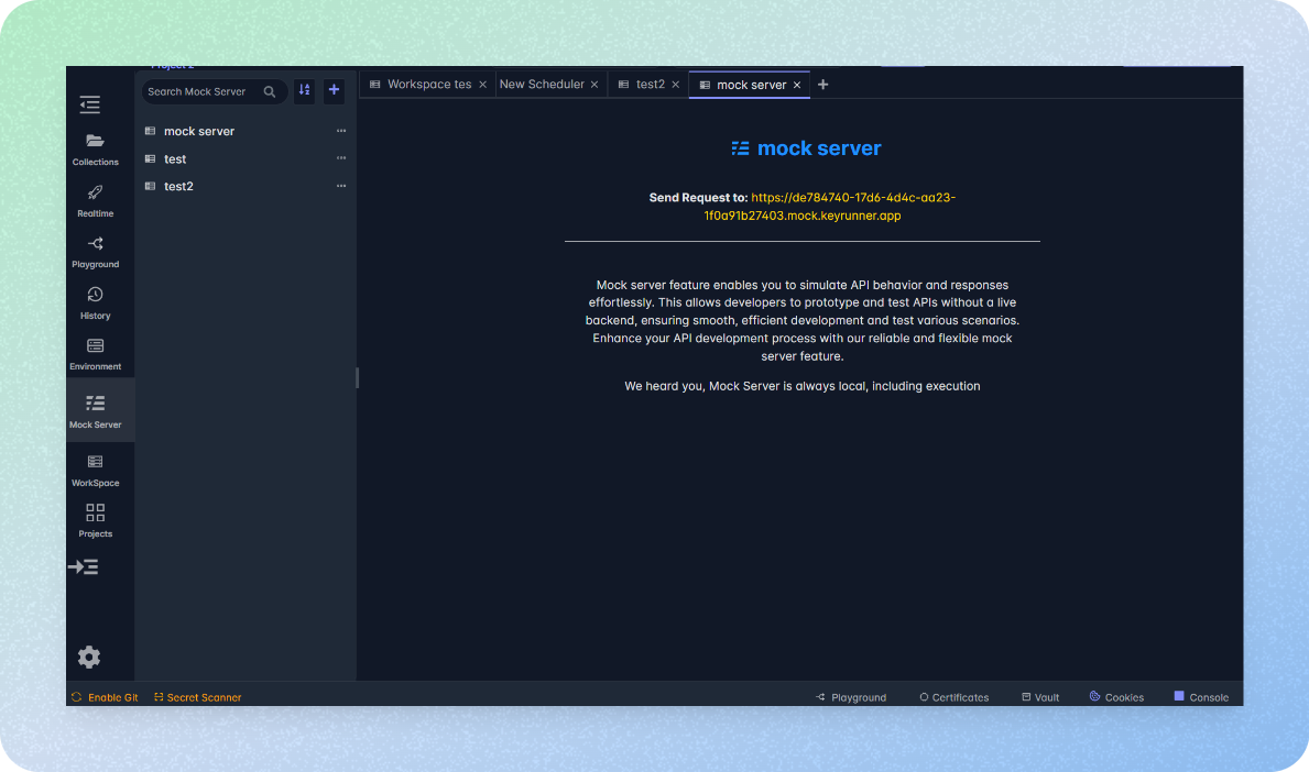 screenshot of KeyRunner