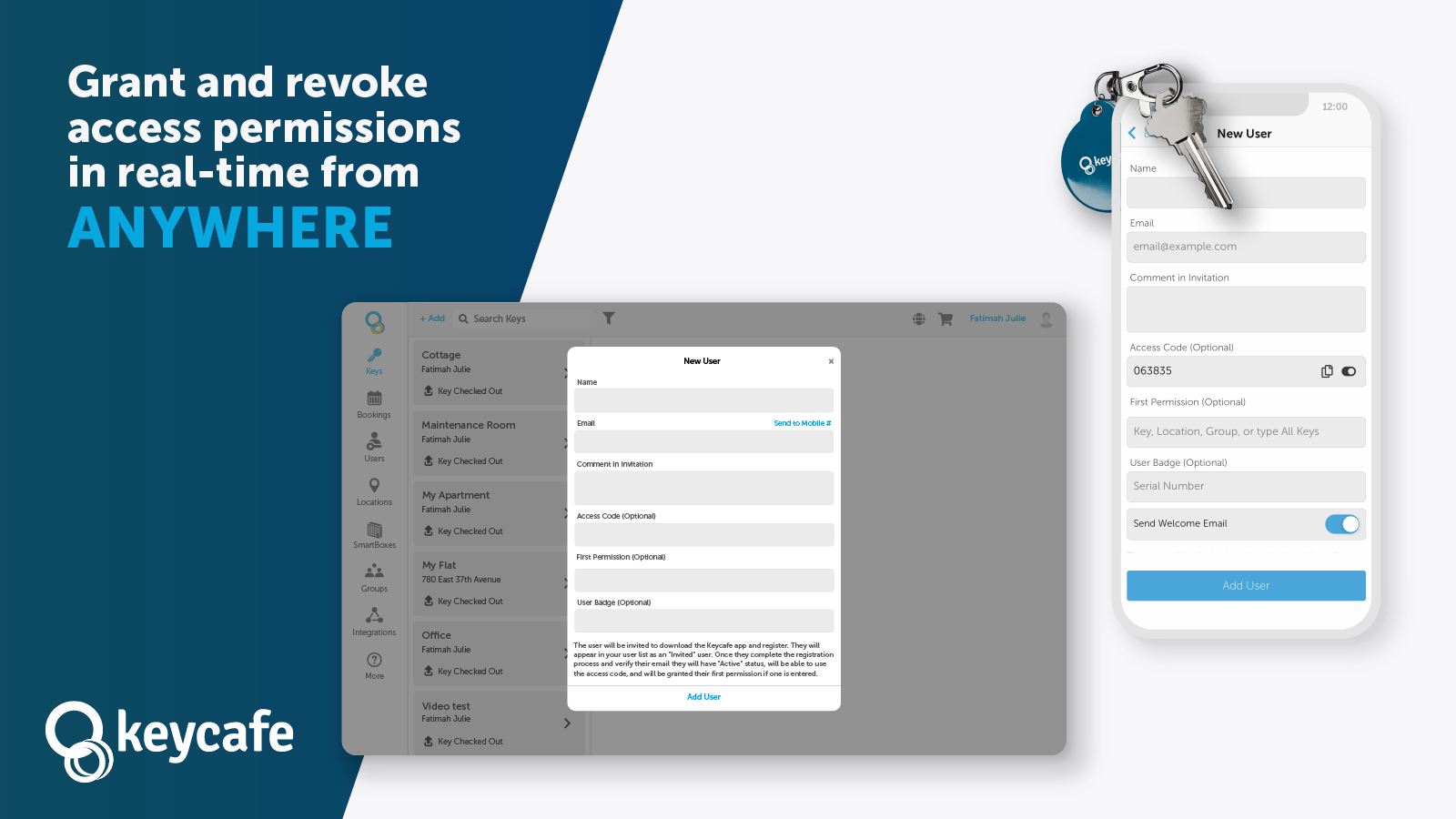 screenshot of Keycafe