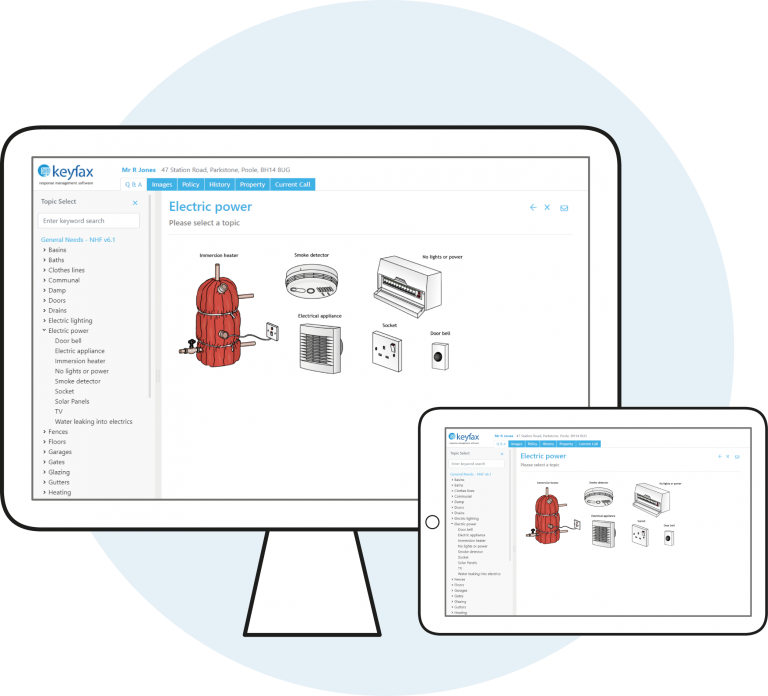 screenshot of Keyfax