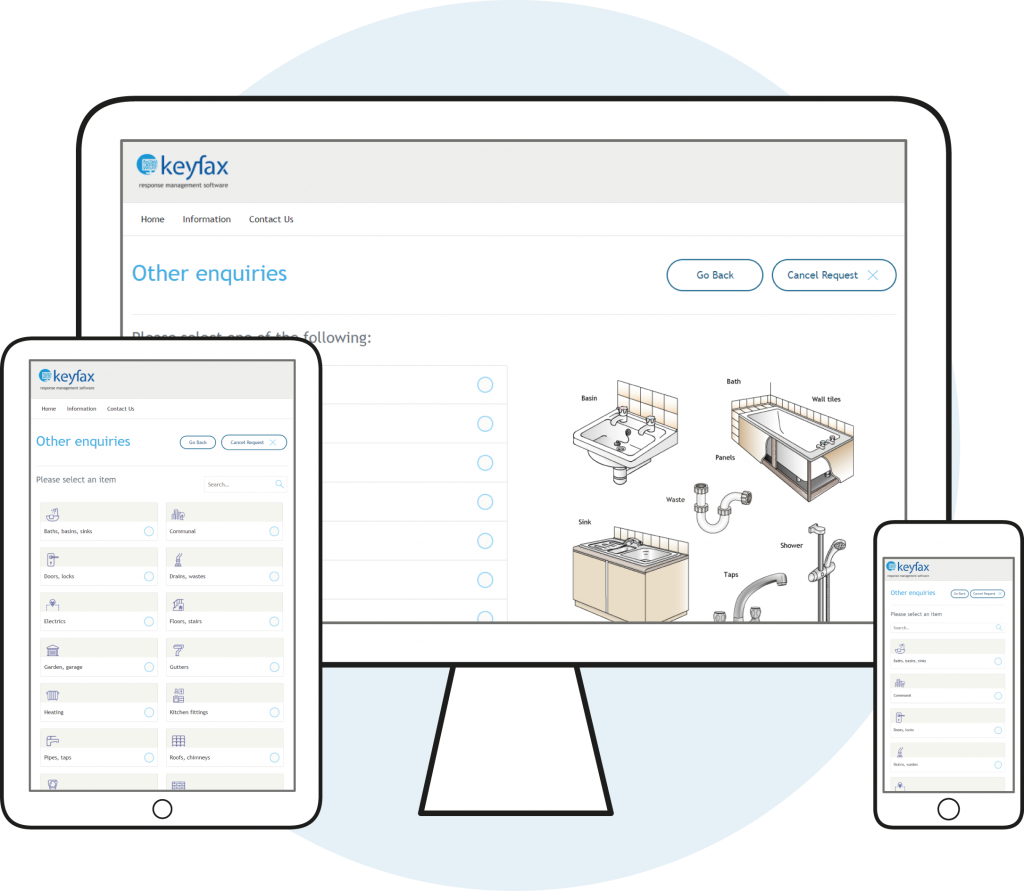 screenshot of Keyfax