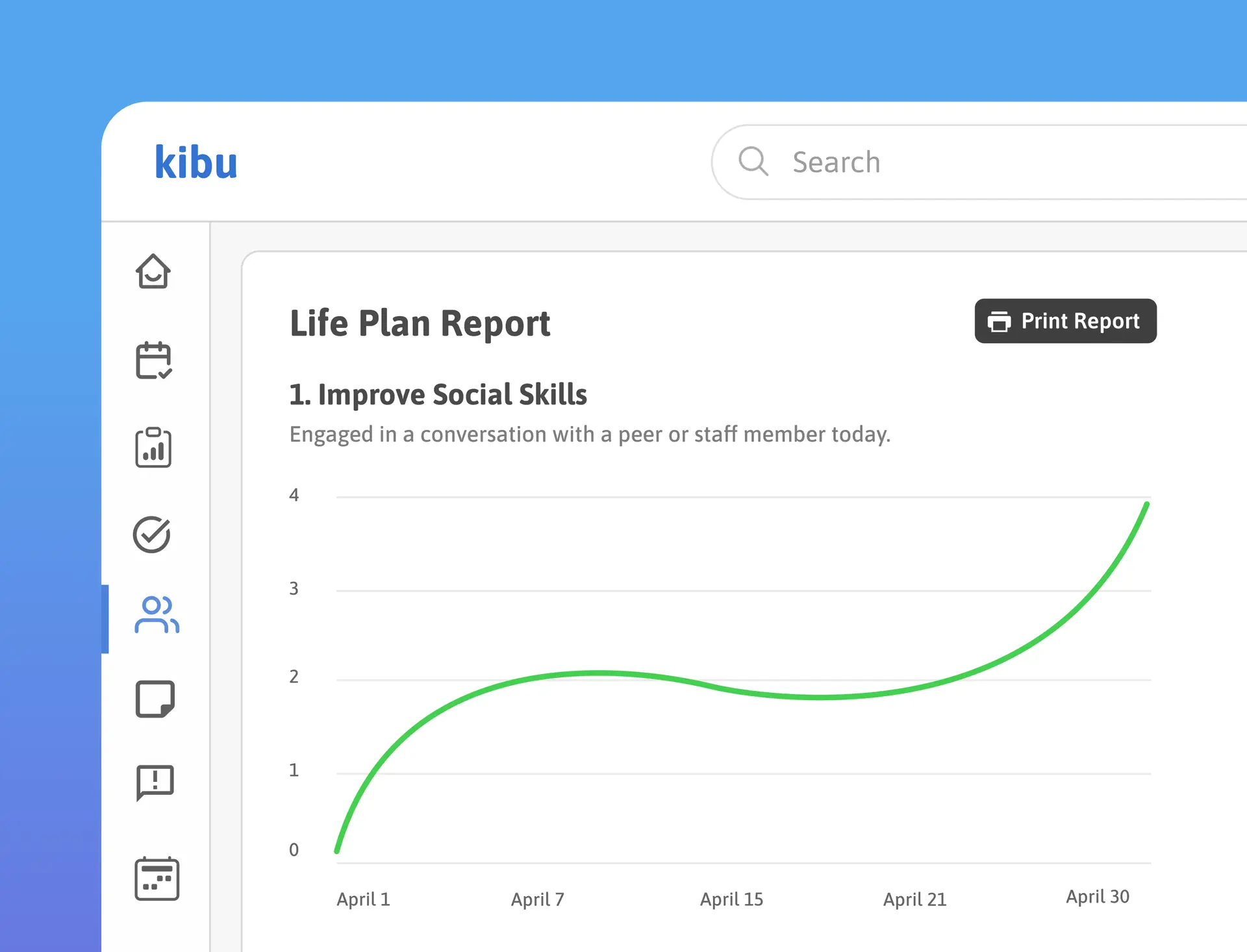 screenshot of Kibu