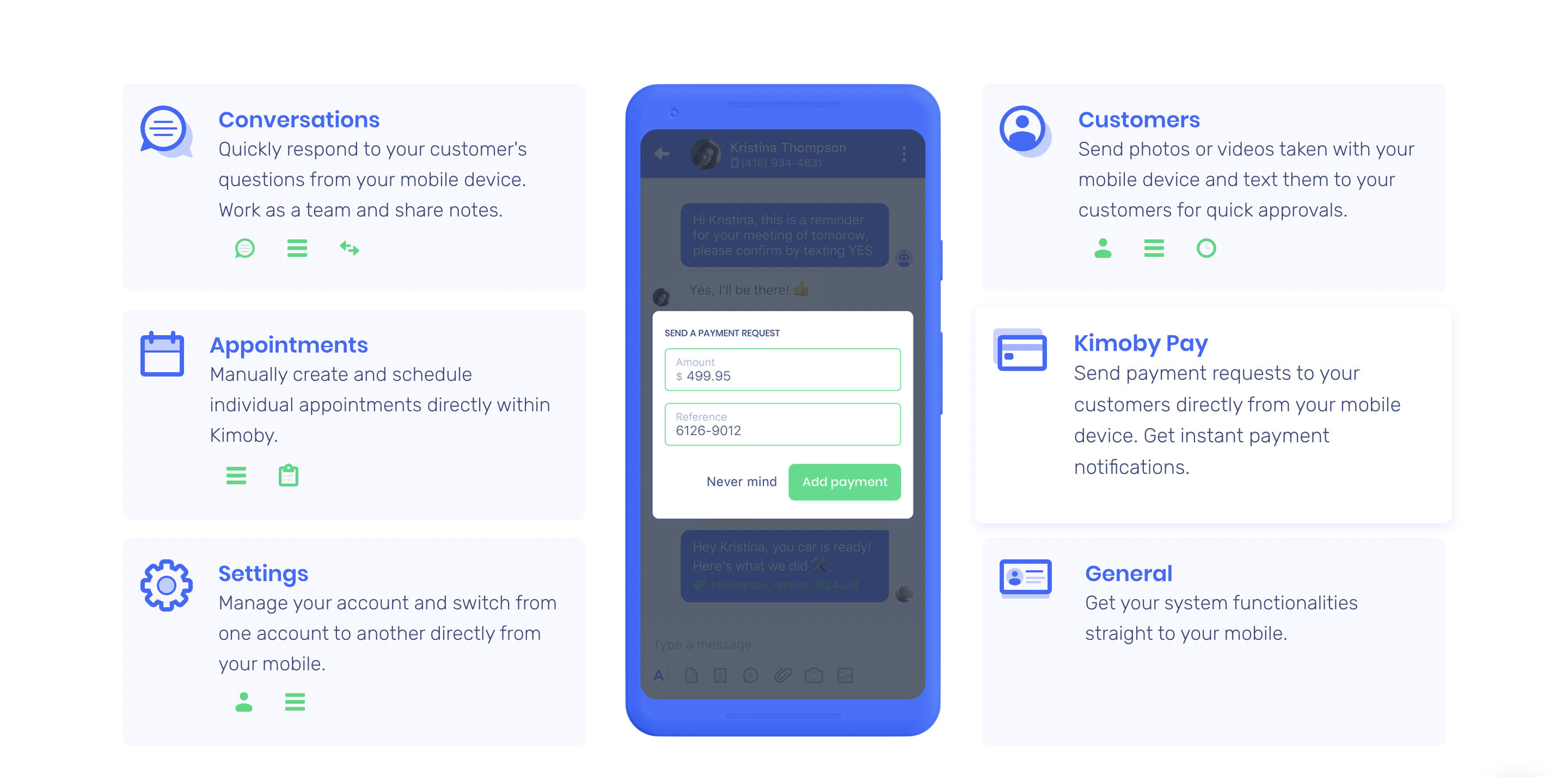 screenshot of Kimoby