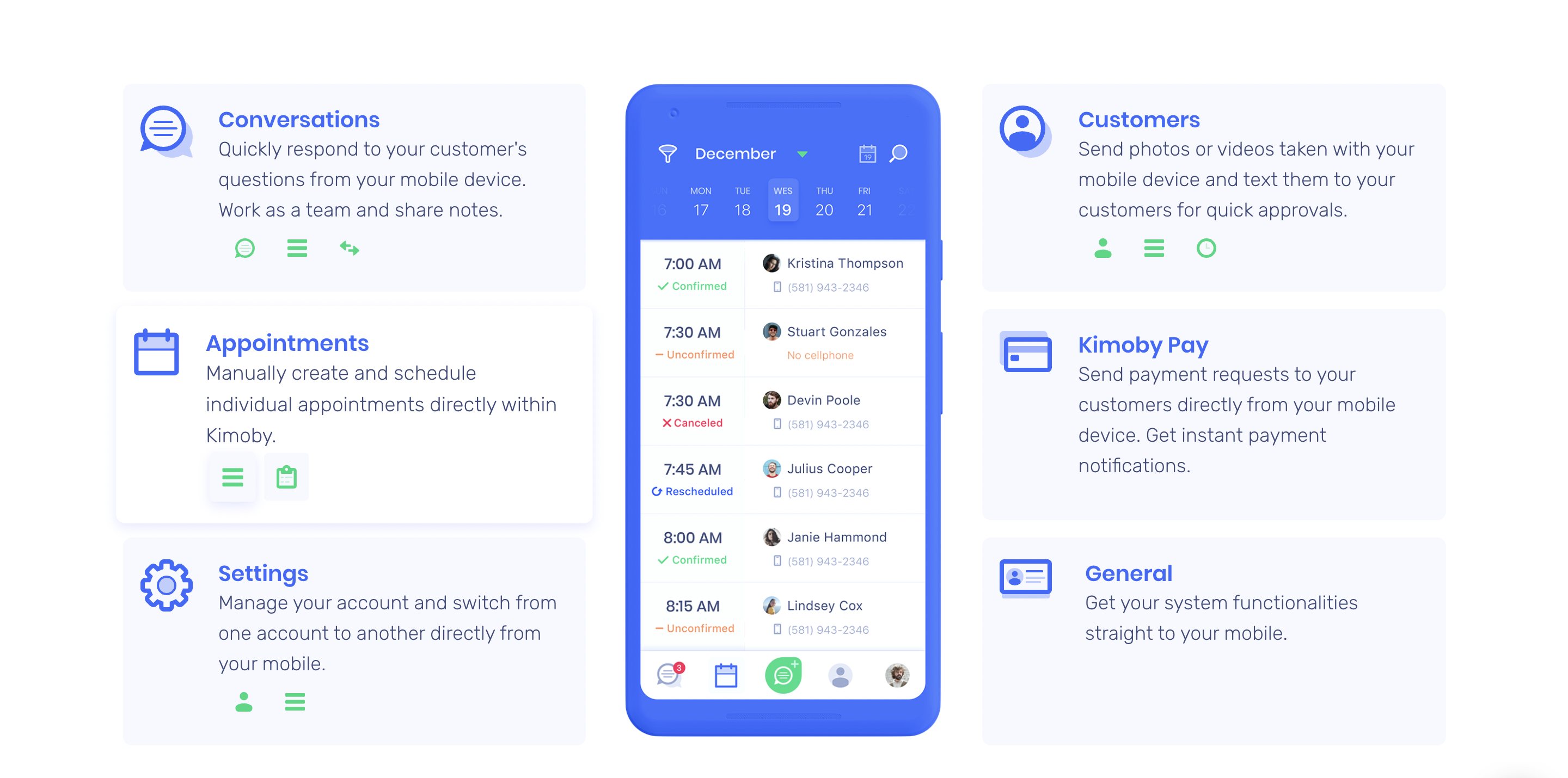 screenshot of Kimoby