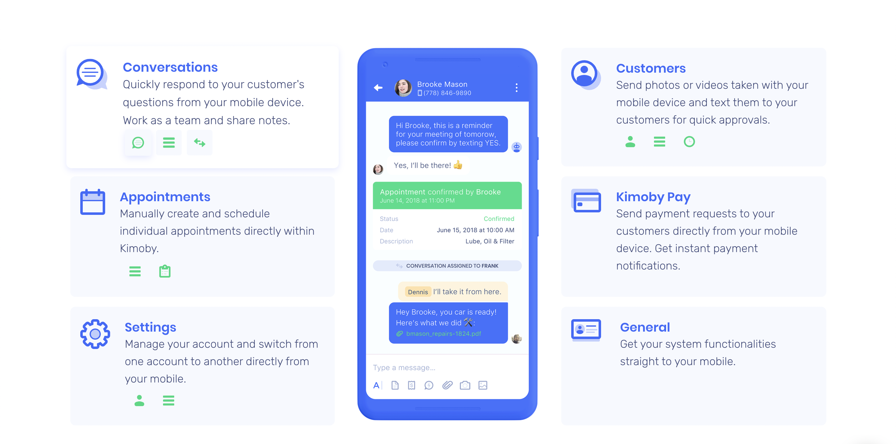 screenshot of Kimoby