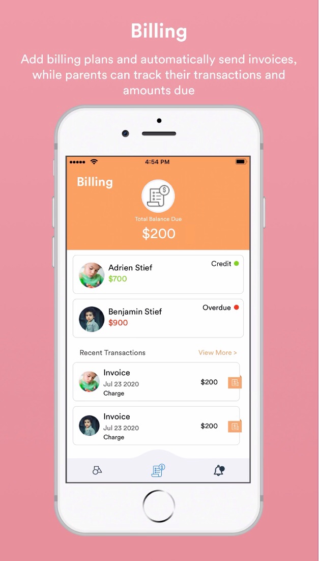 screenshot of KinderPass