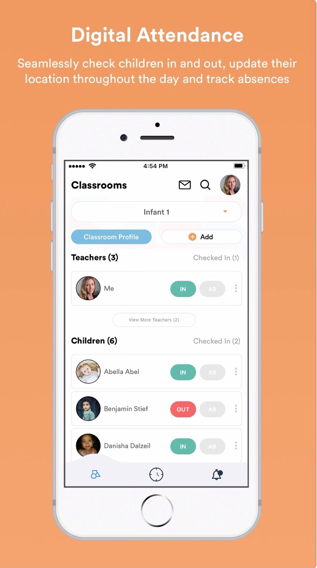 screenshot of KinderPass