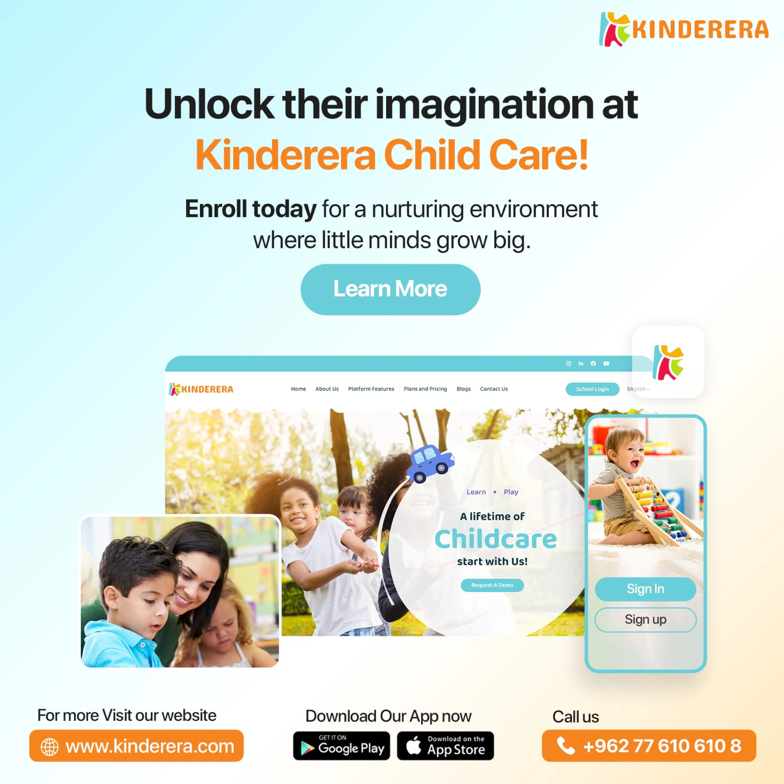 screenshot of Kinderera