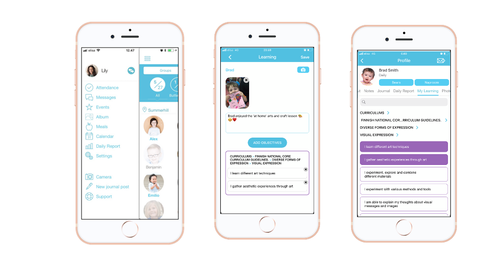 screenshot of Kindiedays