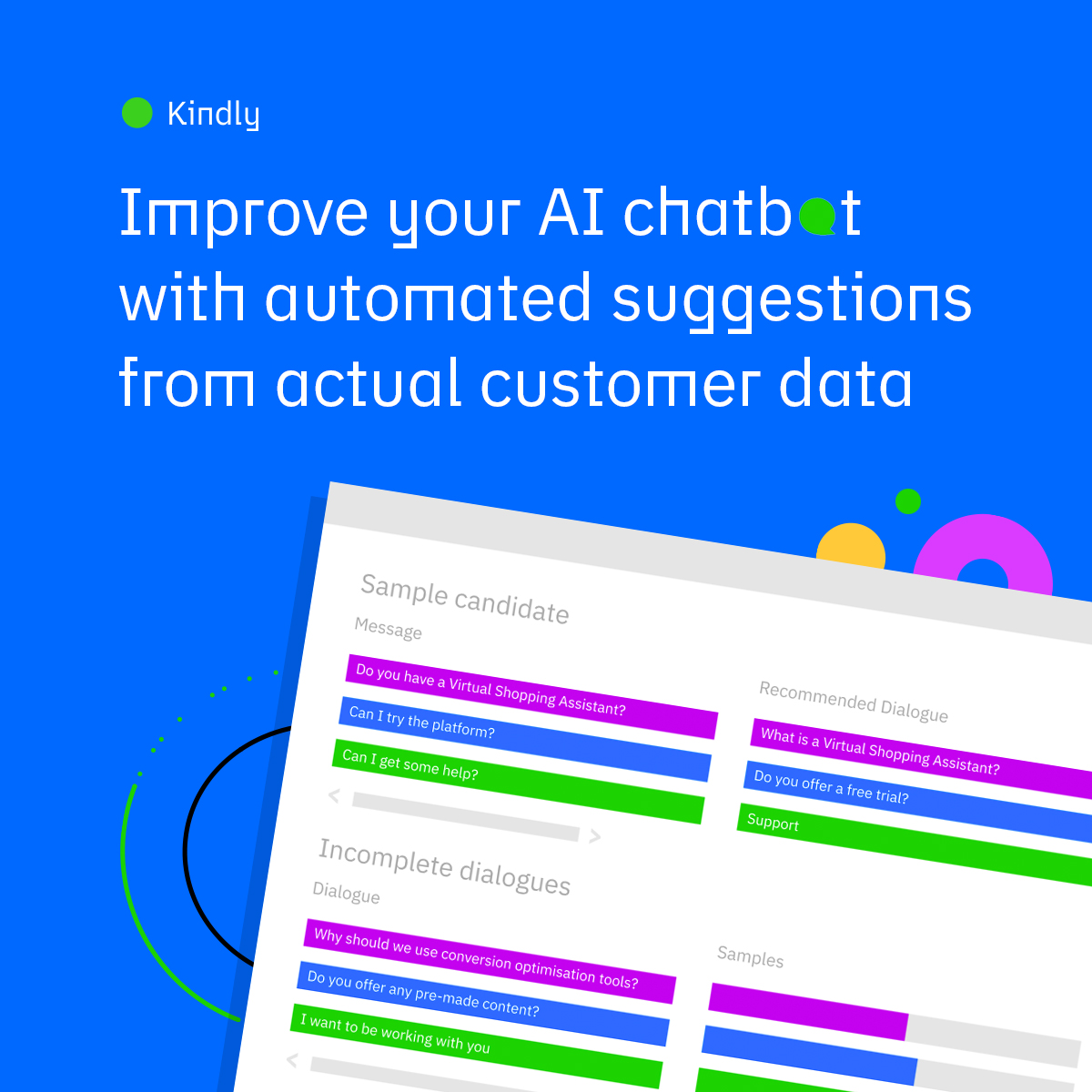 screenshot of Kindly