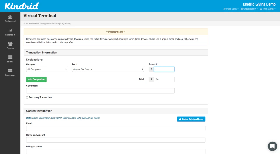 screenshot of Kindrid
