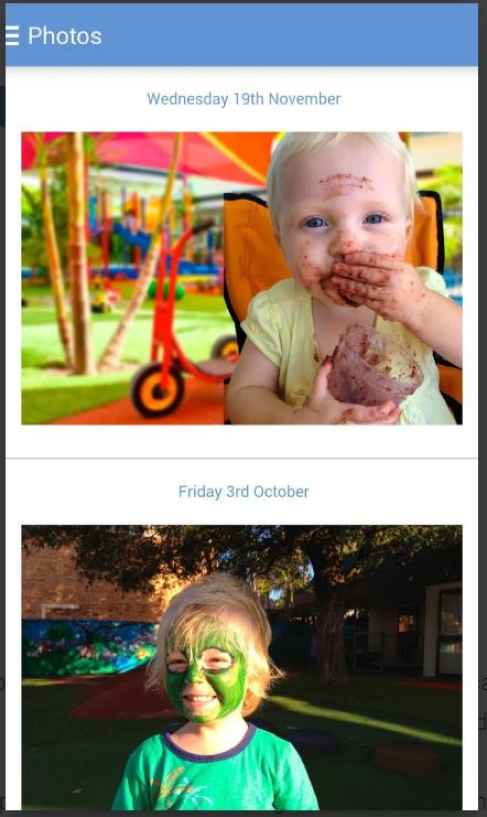 screenshot of Kindyhub