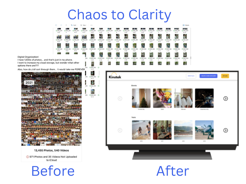 screenshot of Kinstak