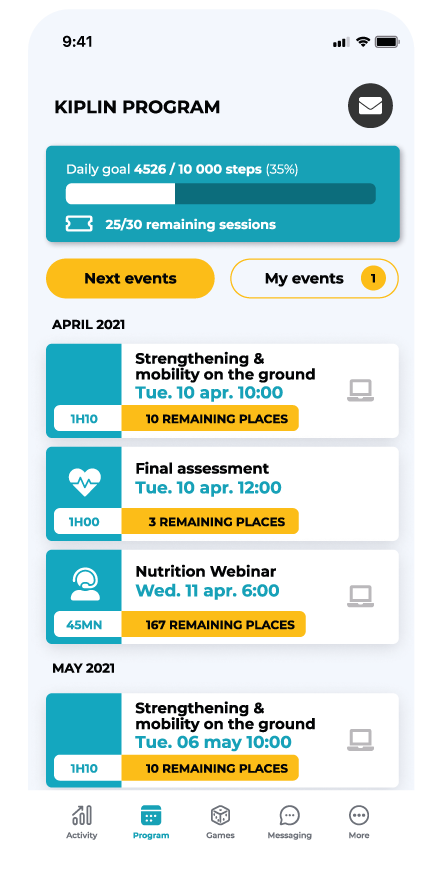 screenshot of Kiplin