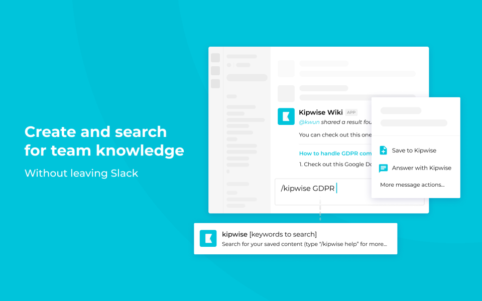 screenshot of Kipwise