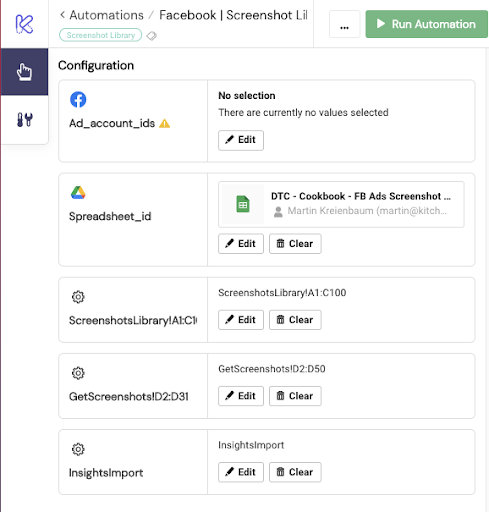 screenshot of Kitchn.io