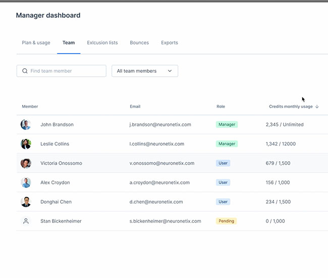 screenshot of Klarity