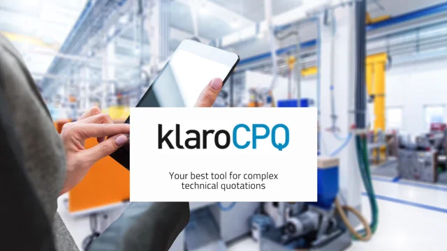 screenshot of KlaroCPQ