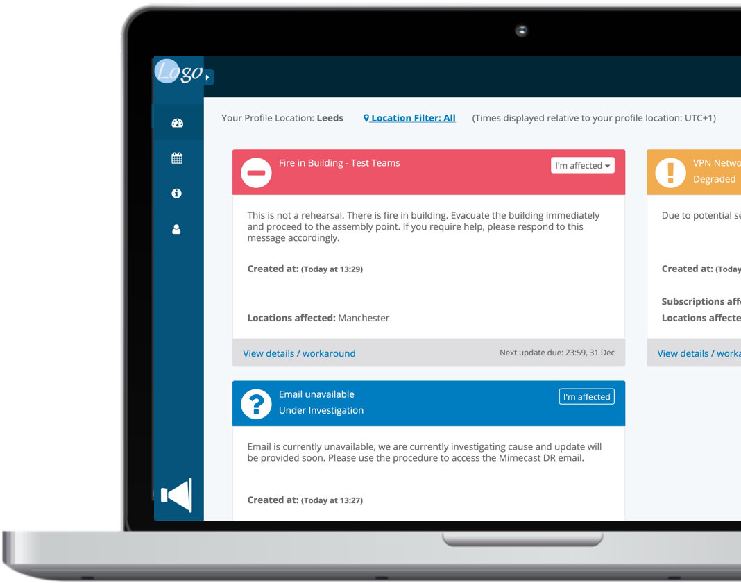 screenshot of Klaxon