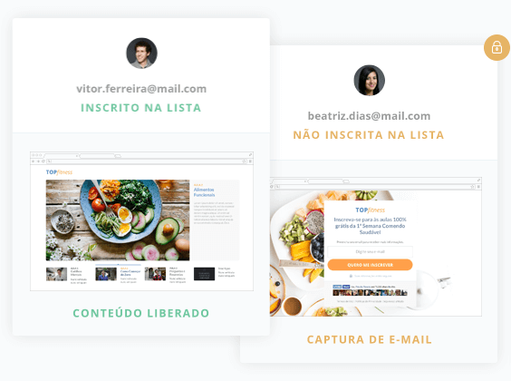 screenshot of Klickpages
