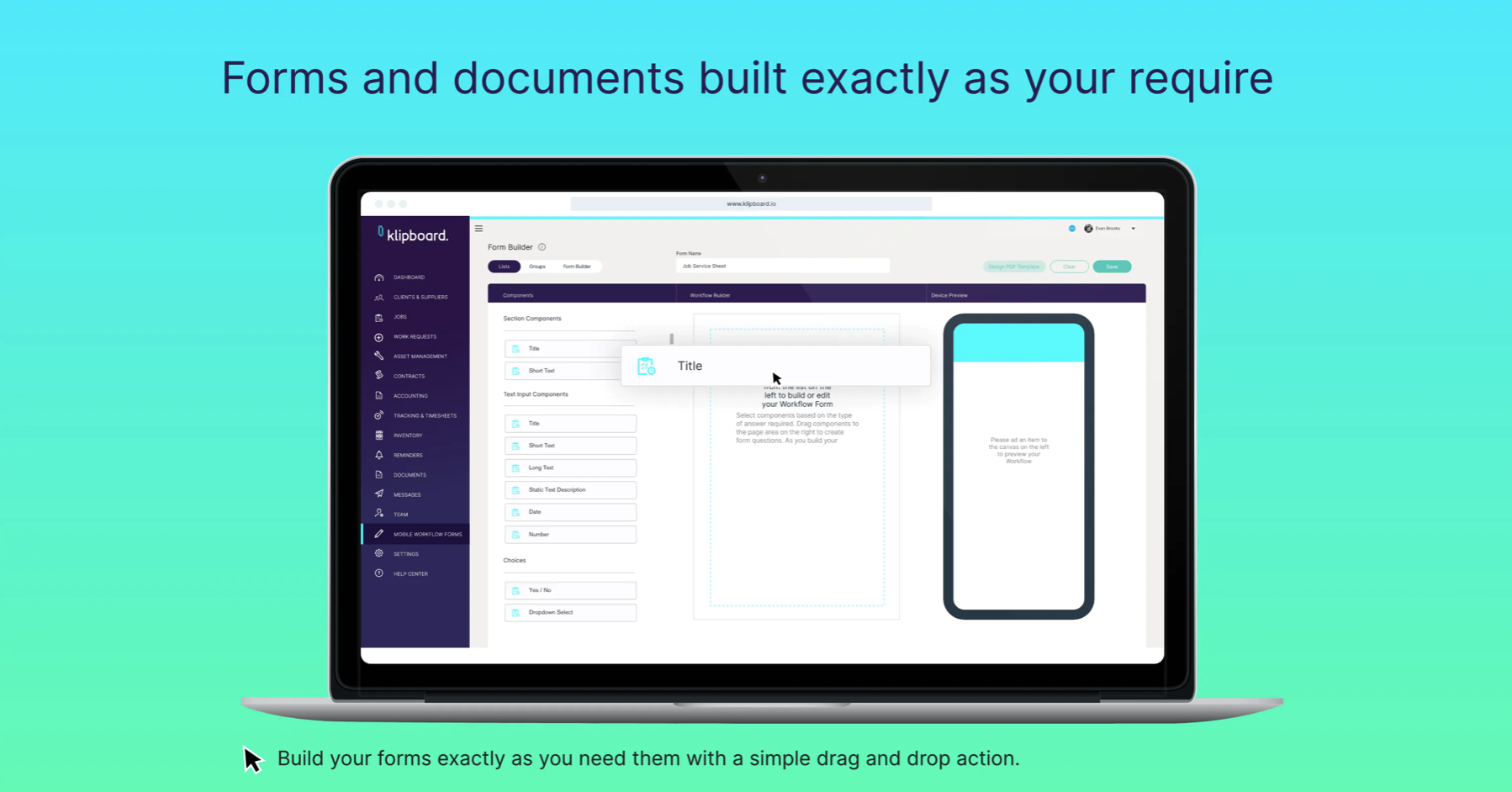 screenshot of Klipboard