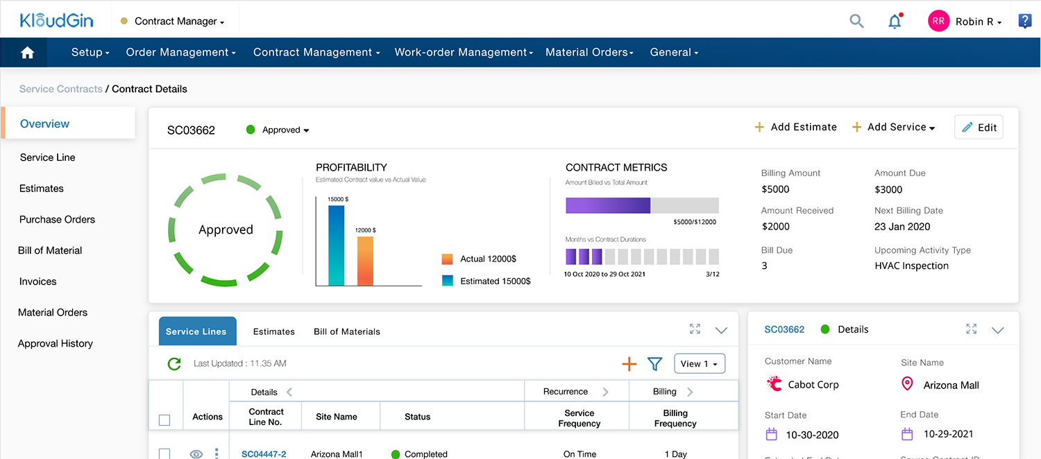 screenshot of KloudGin