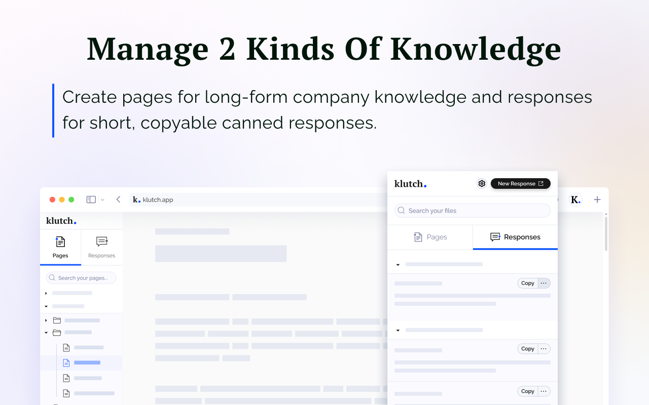 screenshot of Klutch