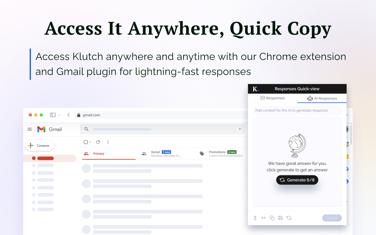 screenshot of Klutch