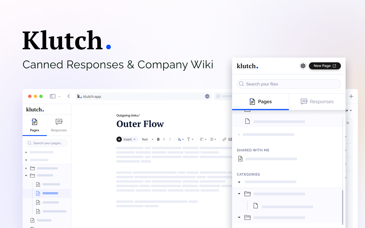 screenshot of Klutch