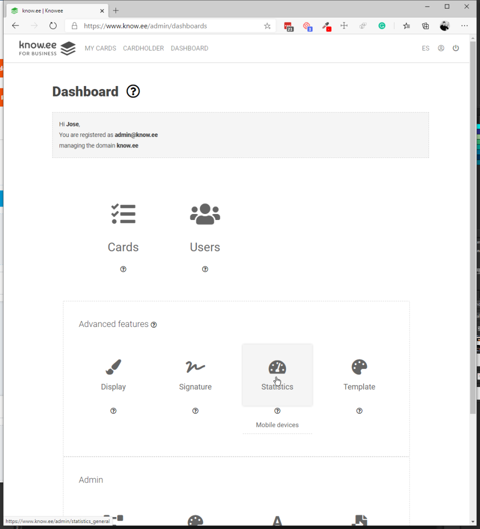 screenshot of Knowee