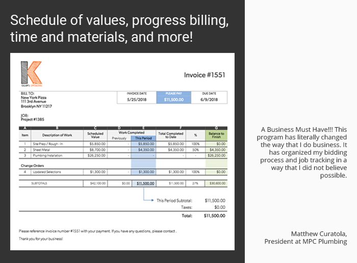 screenshot of Knowify