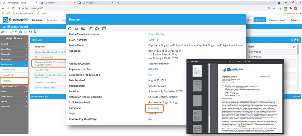 screenshot of Knowledge360