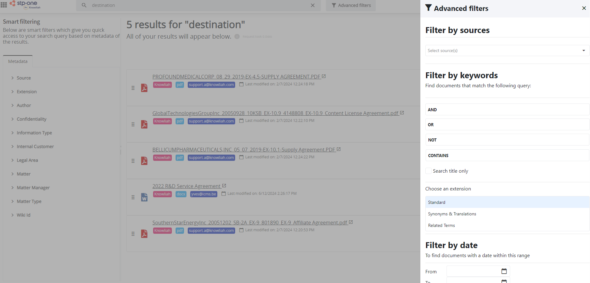 screenshot of Knowliah