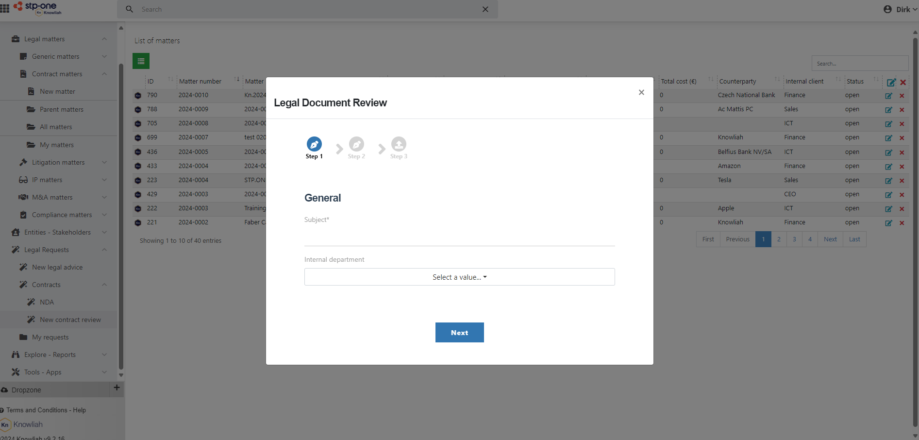 screenshot of Knowliah