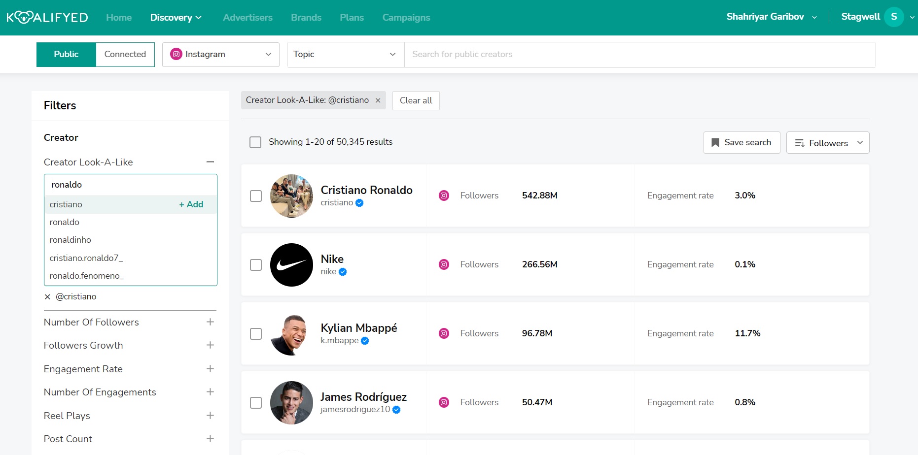 screenshot of Koalifyed